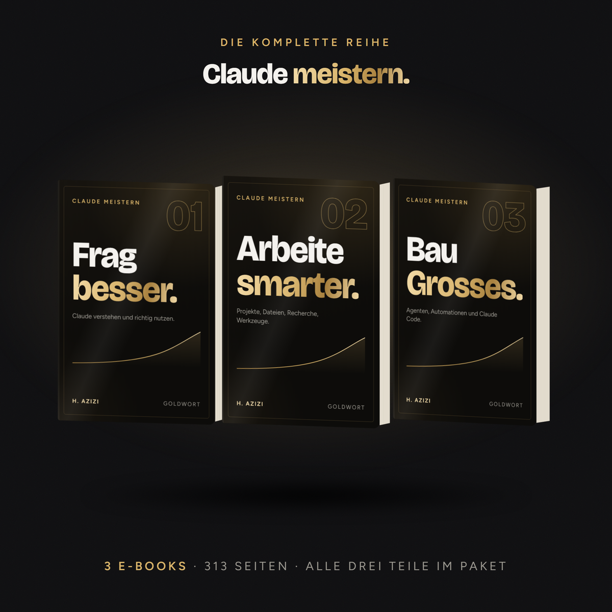 Die Reihe Claude meistern: alle drei Teile